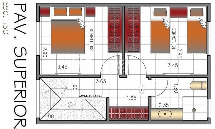 Sobrado à venda com 2 quartos, 65m² - Foto 3