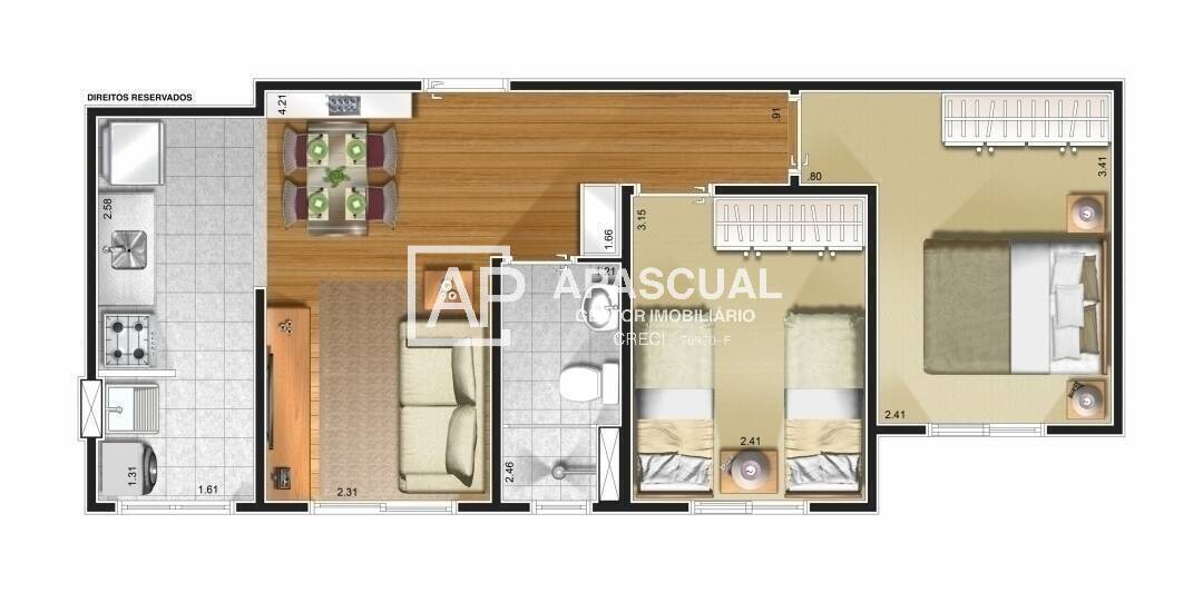 Apartamento à venda com 2 quartos, 48m² - Foto 24