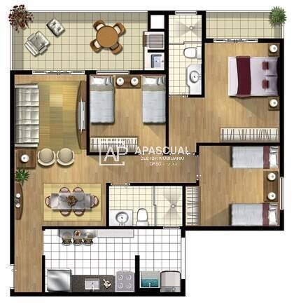 Apartamento à venda com 3 quartos, 91m² - Foto 8