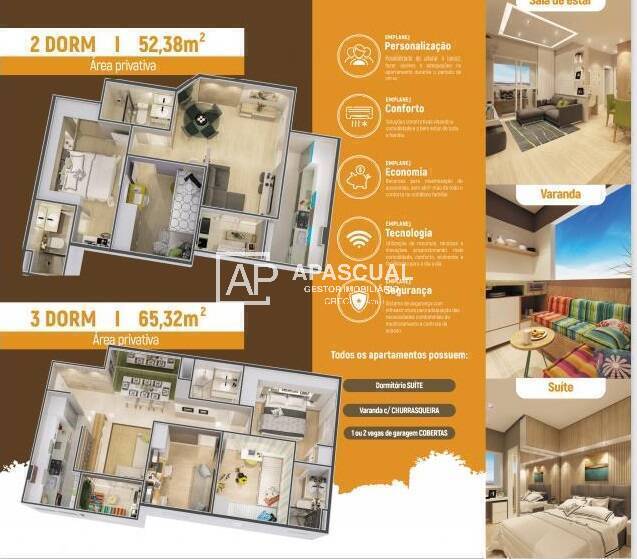 Apartamento à venda com 2 quartos, 52m² - Foto 5