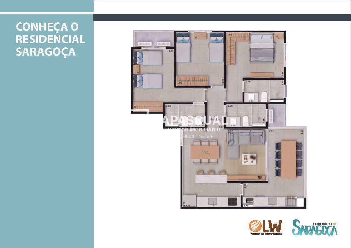 Apartamento à venda com 3 quartos, 94m² - Foto 8