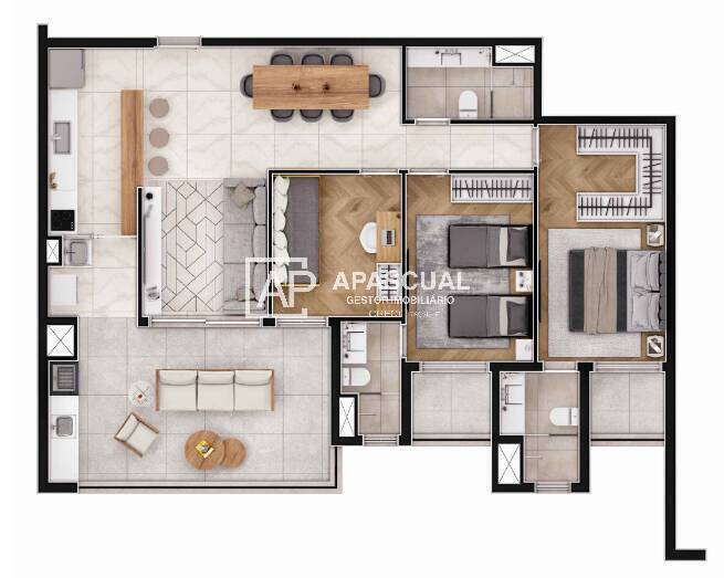 Apartamento à venda com 2 quartos, 88m² - Foto 17