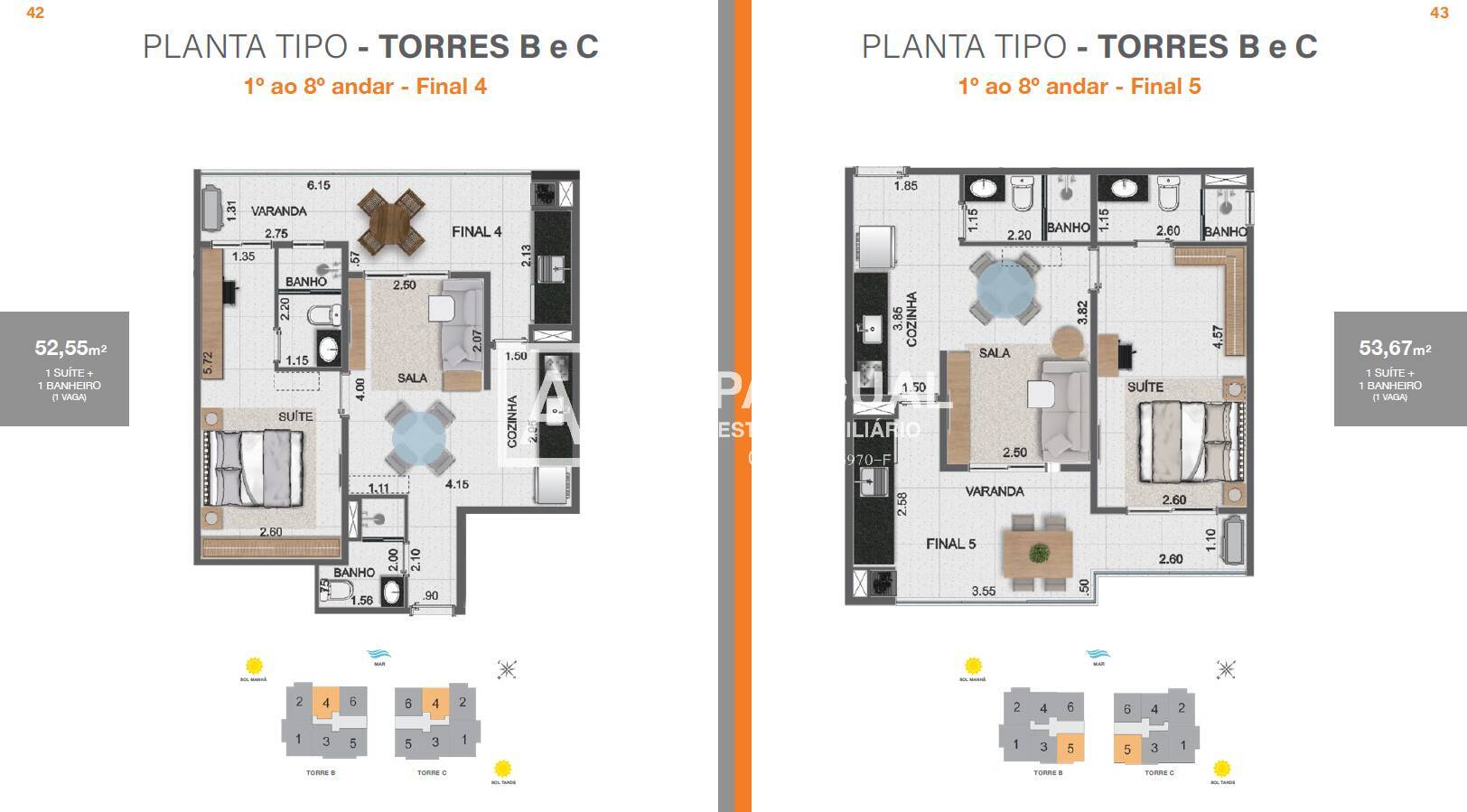 Apartamento à venda com 1 quarto, 54m² - Foto 22