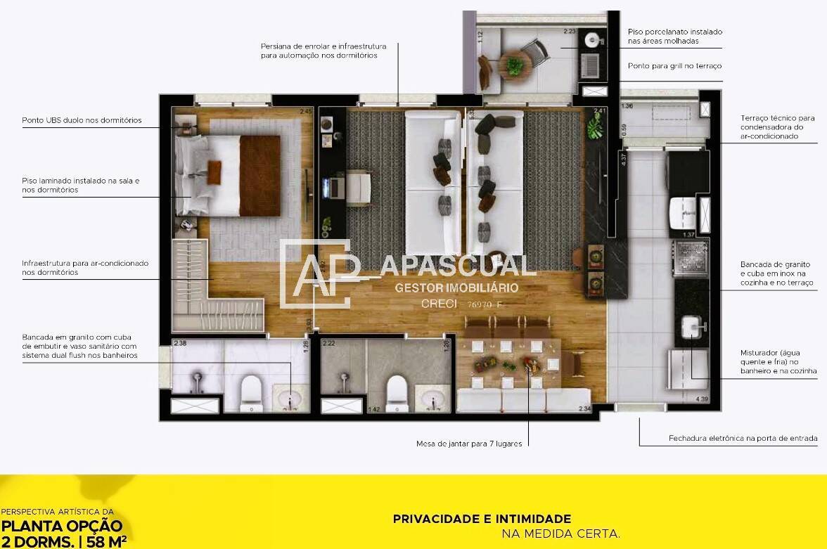 Apartamento à venda com 1 quarto, 33m² - Foto 8